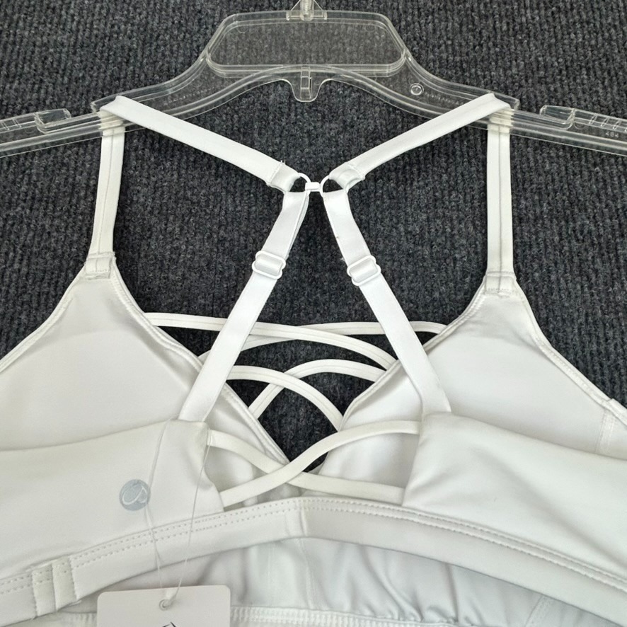 Crz Yoga Women's Strappy Sports Yoga Bra Cross Back White Size Small - Lot Of 2 — image 8 of 8